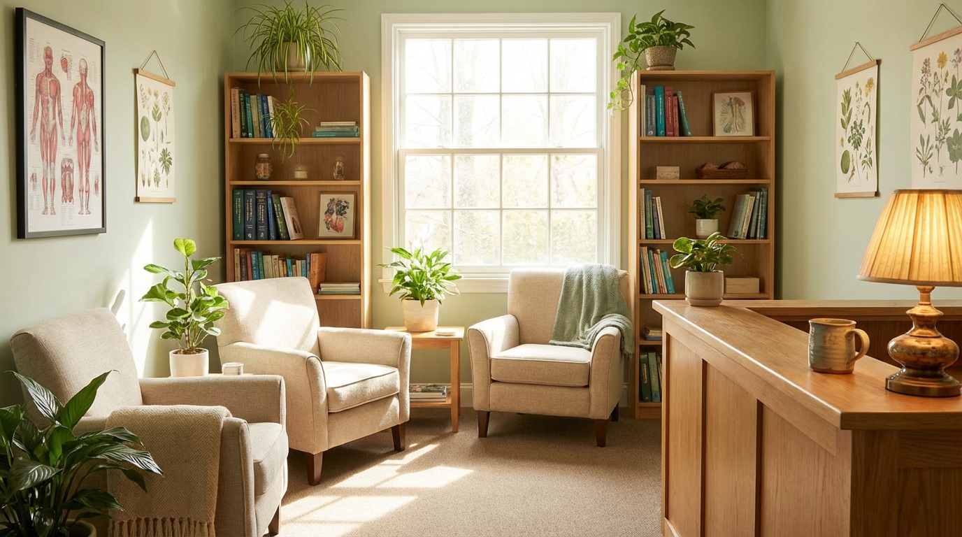 Ruhiger Therapieraum