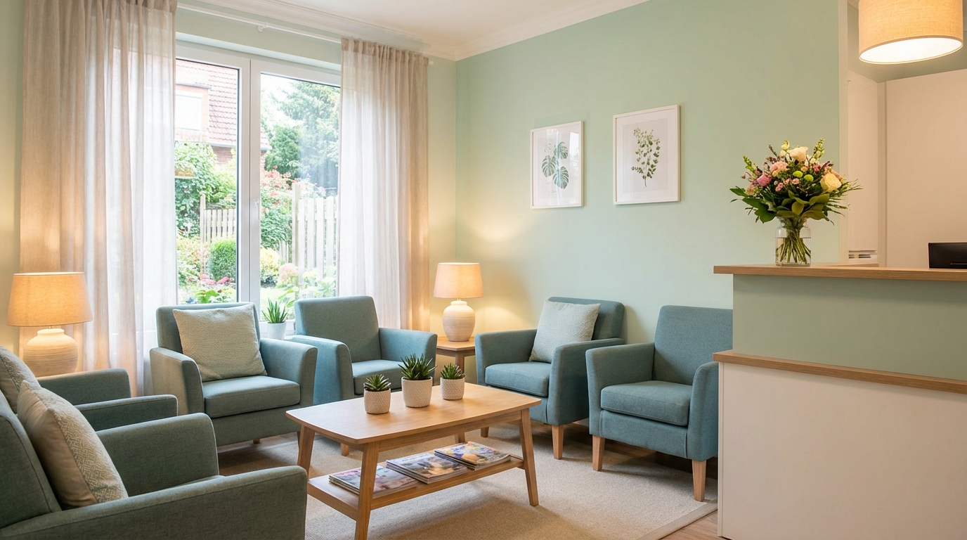 Gemütlicher Wartebereich